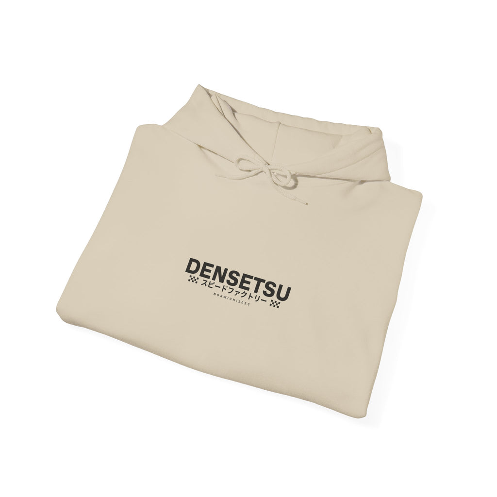 DENSETSU Logo Hoodie — Sand