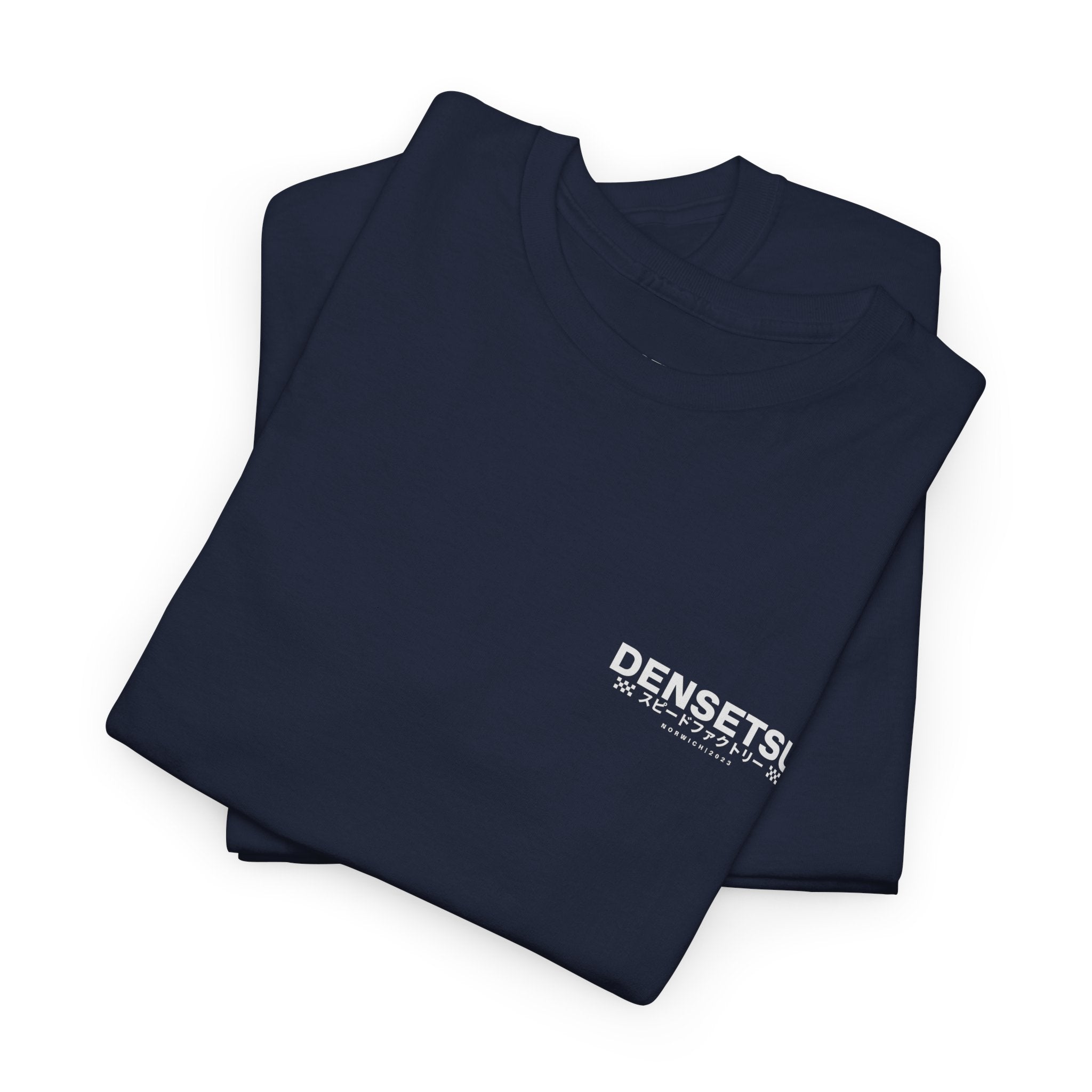 DENSETSU Logo Tee - Navy