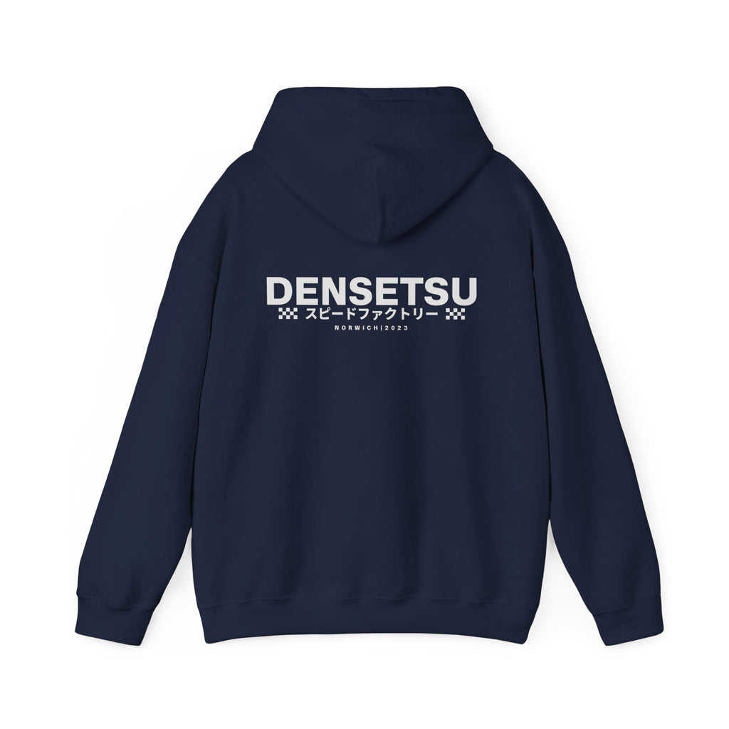 DENSETSU Logo Hoodie - Navy