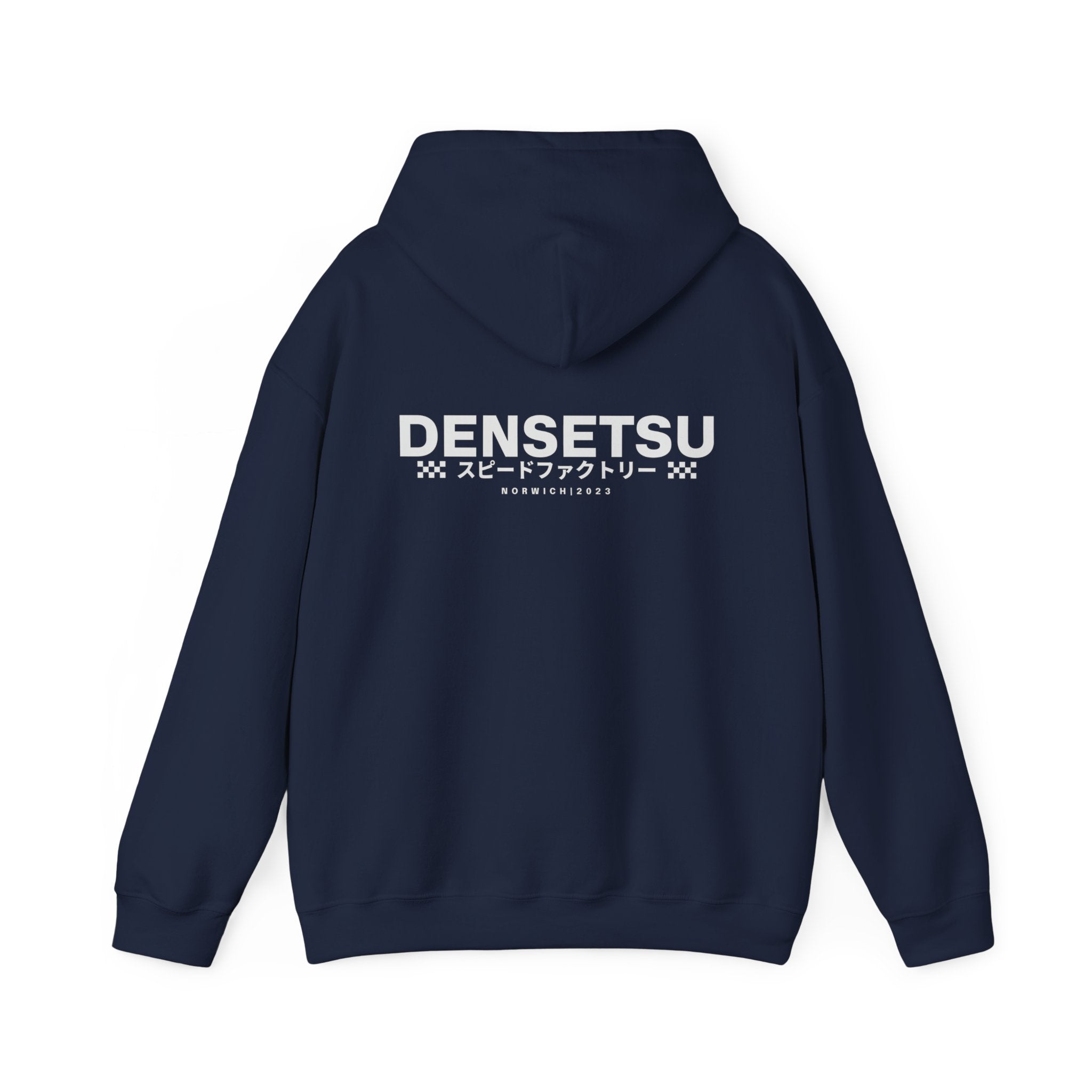 DENSETSU Logo Hoodie - Navy
