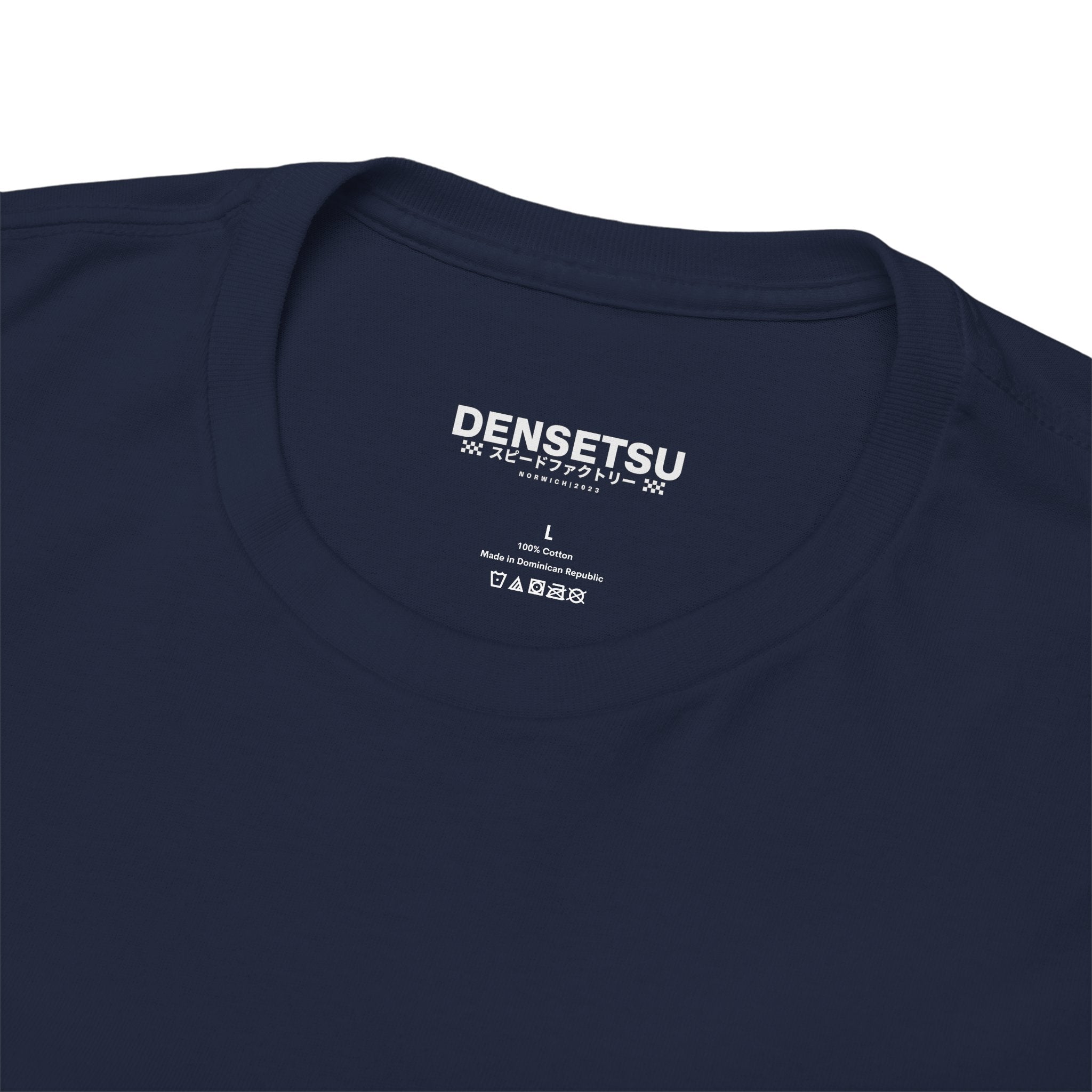 DENSETSU Logo Tee - Navy