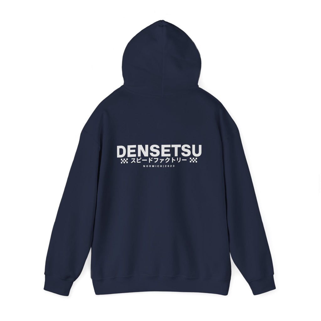 DENSETSU Logo Hoodie - Navy