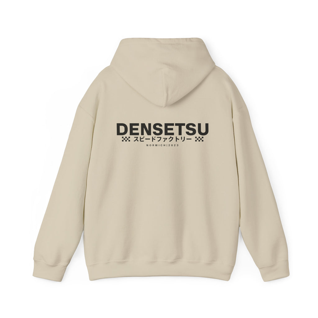 DENSETSU Logo Hoodie — Sand