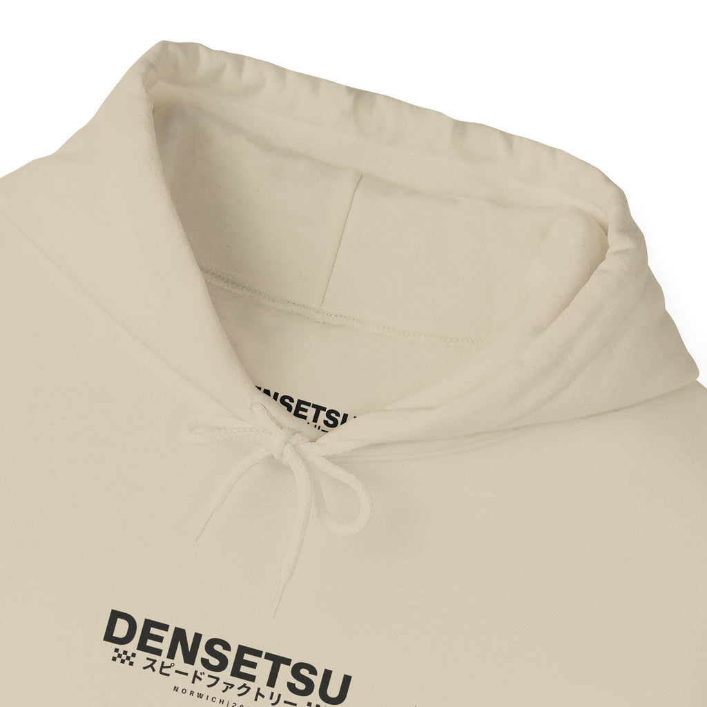 DENSETSU Logo Hoodie — Sand