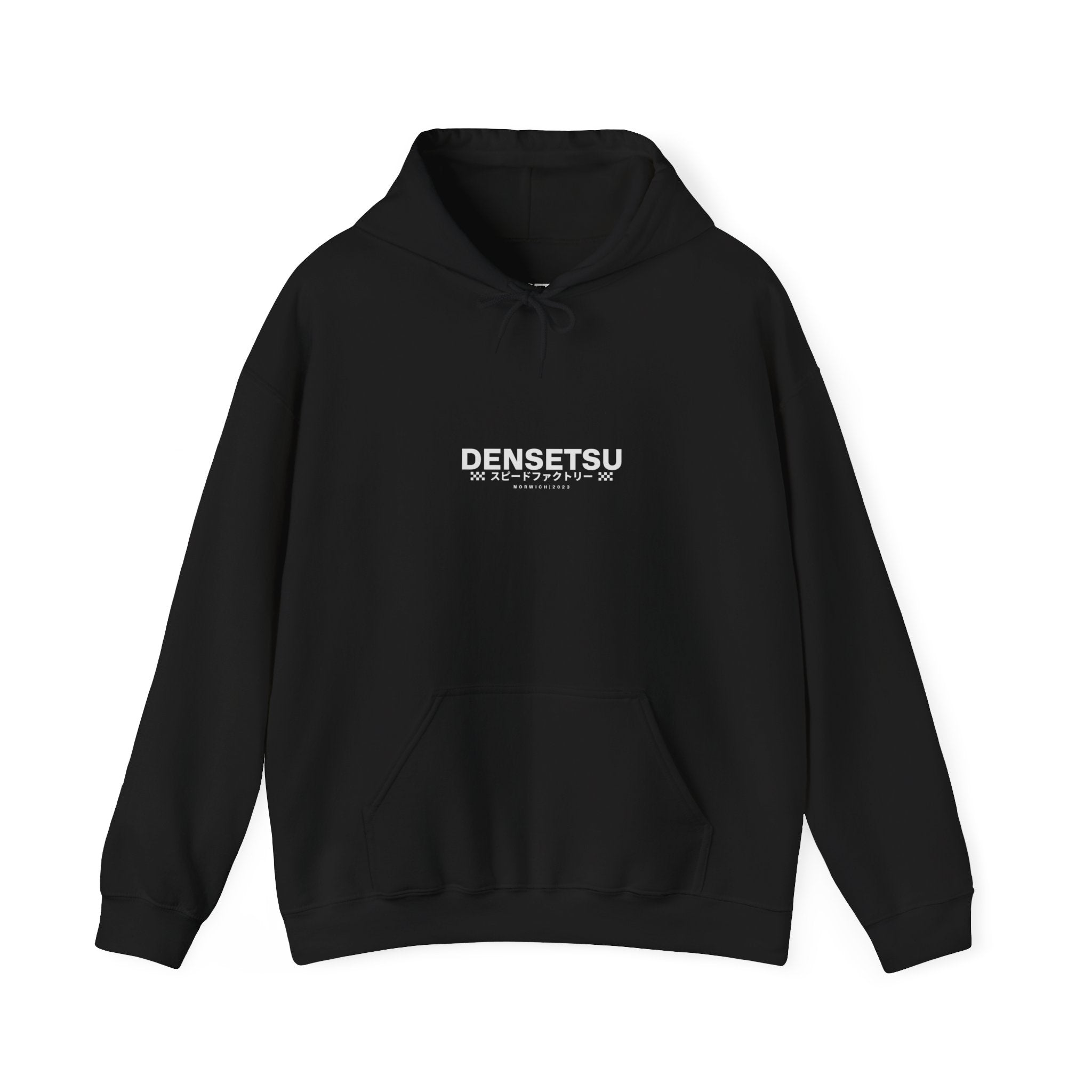 DENSETSU Logo Hoodie - Black