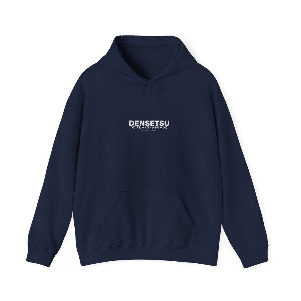 DENSETSU Logo Hoodie - Navy
