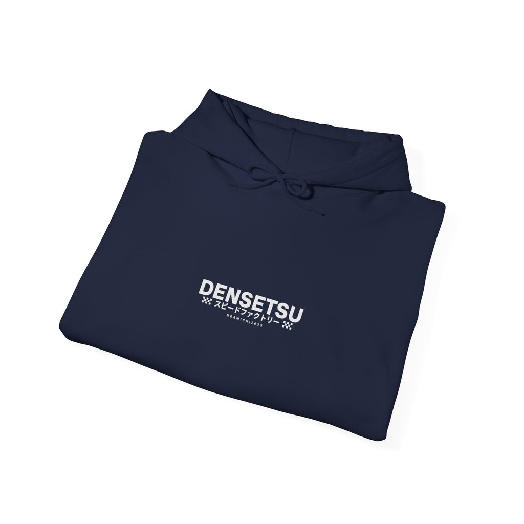 DENSETSU Logo Hoodie - Navy